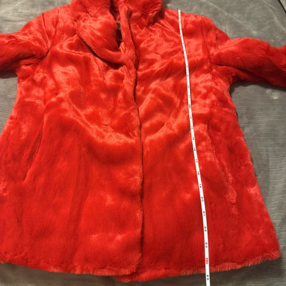 Red Fur Jacket - Picture 9 of 10